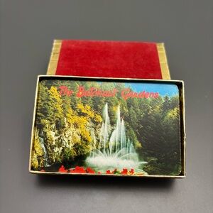 The Butchart Gardens Victoria BC Playing Cards vintage Canada souvenir COMPLETE